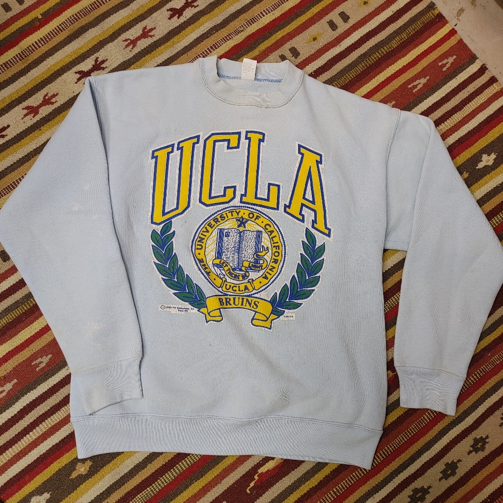 UCLA Light Blue Crewneck Sweatshirt - Collegiate Logo
